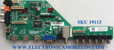 MAIN / QUASAR A15020916 / T.MS3393.72 / 50023393B00230 / 102815014343 / E254667 / PANEL CLTH500A0726KF / MODELO SQ5002M